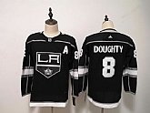 Youth Kings 8 Drew Doughty Black Adidas Stitched Jersey,baseball caps,new era cap wholesale,wholesale hats